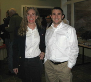 BRTC Chair Juliana Simone and Vice Chair Robert Brainard III - New Hartford Candidate Forum April 2014