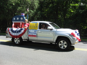 Barkhamsted RTC float Independence Day parade 2013