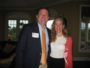 CT State Senate Minority Leader John McKinney (R-28) and Barkhamsted RTC Chair Juliana Simone Granby Fundraiser at the Guarco's September 2013