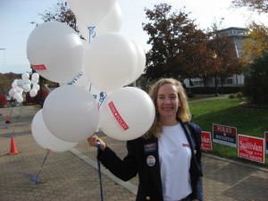 BRTC Chair Juliana Simone at Tom Foley/ CT GOP event Norwich CT October 30, 2010