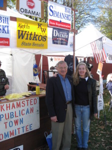 Riverton Fair 2012 - State Representative William Simanski (R-62) and BRTC Chair Juliana Simone October 2012