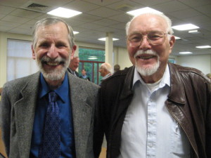 State Central Convention 2013 Barkhamsted delegates (l-r) Treasurer Steve Blackburn and former officer Ernie Little