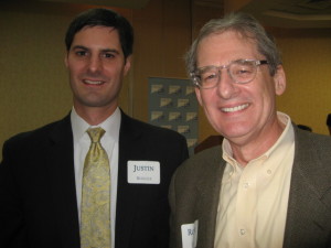 Former Congressional candidate (CT-5) and veteran Justin Bernier with fellow Yankee Institute supporter Rob - October 2013