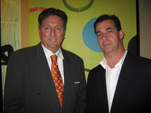 (l-r) 2014 Gubernatorial Independent candidate Joe Visconti and Ameriborn News CEO William Landers - The Family Institute event 2013