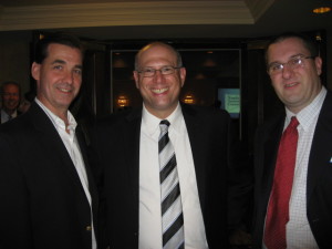 The Family Institute event (l-r) Ameriborn News William Landers, TFI Executive Director Peter Wolfgang and Republican conservative campaign worker Chris O'Brien September 2013