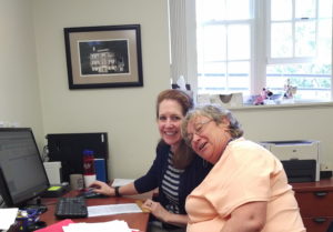 (l) Karen Martin and (r) Susan Day - Barkhamsted Registrar of Voters 